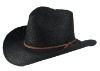 Wholesale Paper straw hands weave cowboy hat / summer fashion hat