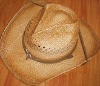 Wholesale western raffia straw Cowboy Hat