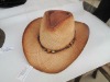 Wholesale raffia straw cowboy hat
