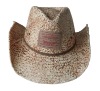 Wholesale Natural Raffia Straw Cowboy Hat