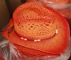 Wholesale twisted paper straw cowboy hat