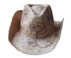Wholesale Natural Raffia Straw Cowboy Hat for Ladies