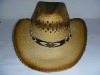 Wholesale Women Lala straw hat cowboy colored