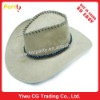 Wholesale PCH-0008 Fashion western leather cowboy hat