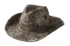 Wholesale Fashion Straw Cowboy Hat With Printed Pattern
