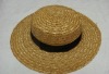 Wholesale Cheap Yellow wheat straw hat for promotion
