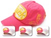 Yellow Fashion sports cap in 100% cotton