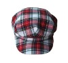 (C7035) Fashion Cotton Sports Cap With Checked Pattern For Ladies