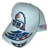 Wholesale Fashion 100% cotton Sports Cap with USA Logo