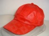 Blank red fashion sports caps with high quality