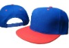 Royal blue/red vintage Flat Bill Baseball Cap