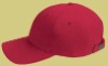 Wholesale Red colour baseball cap with metal buckle