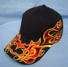 Wholesale baseball cap with fire logo
