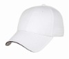 Wholesale 100% cotton plain promotional white baseball sport cap with a sandwiches