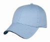 Wholesale 100% cotton plain cheap promotional blue baseball sport cap