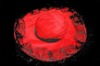 Wholesale PYH-1111 The Mardi Gras Vel-Felt Top Hat