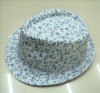 Wholesale Straw hats paper fedora hats ladies dress hats FH-0004