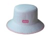 (HBK1108A) White Paper Straw Bucket Hat