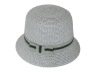 paper braided bucket hat