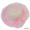 Wholesale 2011 cool summer must-have stylish mesh summer ladies straw hats