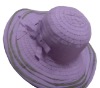 Wholesale Riband hat, lady beach hat, fashion hat