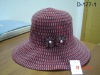 Wholesale ladies' hat-bucket hat-summer hat-large brim hat