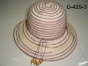 Wholesale ladies' hat-bucket hat-Spring summer hat-middle brim hat-