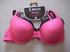 Wholesale dot printing big cup lady's bra 2pcs/hanger bra
