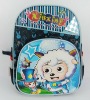 Wholesale cheap nylon blue cute cartoon school bag for children