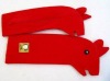 Wholesale animal shape cotton Pencil Bag