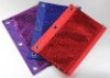 Wholesale 3 ring binding School Pencil Bag