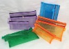 Wholesale mesh pencil bag with zipper,mesh document bag,pencil case