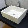 Wholesale White Marble Square Bathroom Sinks