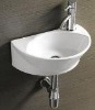 Wholesale Semi-recessed bathroom basin with faucet hole with CUPC approval