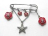 Fahion metal costume Brooches