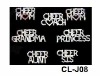 CHEER CRYSTAL BROOCH PIN Cheerleading Cheerleader Pin