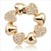 Wholesale Fashion scarf jewelry Heart scarf ring-S00026
