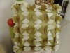 Wholesale poly silk 3d flower cushion cover