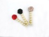 Wholesale colored silk flower hair clip