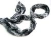 Wholesale new hot selling fashion spring silk flower scarf necklace