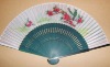 Wholesale Mix Flower printing Silk ladies hand fan
