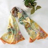 one dollar dobby flowers scarf /shawls &pur silk ladie's Scarf&fan charm scarf