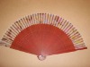Wholesale Mix Flower printing Ladies bamboo silk hand fan