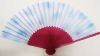 Mix Flower printing Silk ladies hand fan