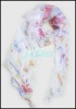 Wholesale flower double layer scarf silk scarf NUS01KF059