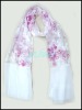Wholesale flower fashion silk painting scarf NUS01KF080