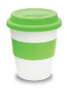 Wholesale 12OZ Plastic Coffee cup with silicon hand and lid