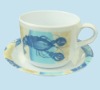 Wholesale melamine coffee cup and saucer