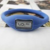 Wholesale Silicone Blue Sports Watches Splash LCD Digital Unisex (NBW0LE6264-BU3)