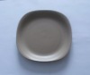 Wholesale Square grey dinner plate